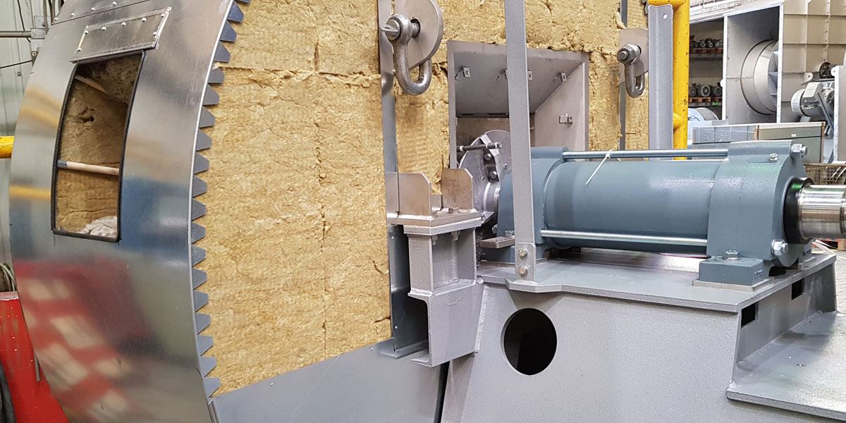 Industrielle Isolierung aus dem Portfolio der Siempelkamp Industrial Fans GmbH