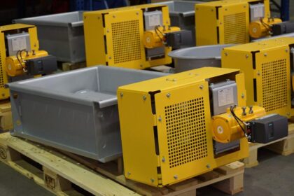 Regelklappen mit pneumatischem Drehkolbenantrieb und Positioner