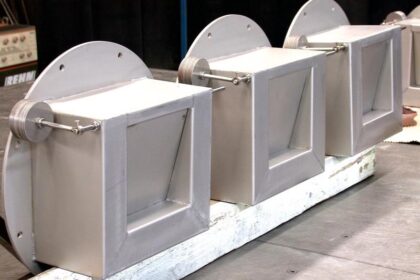 Rückschlagklappe mit Gewichten